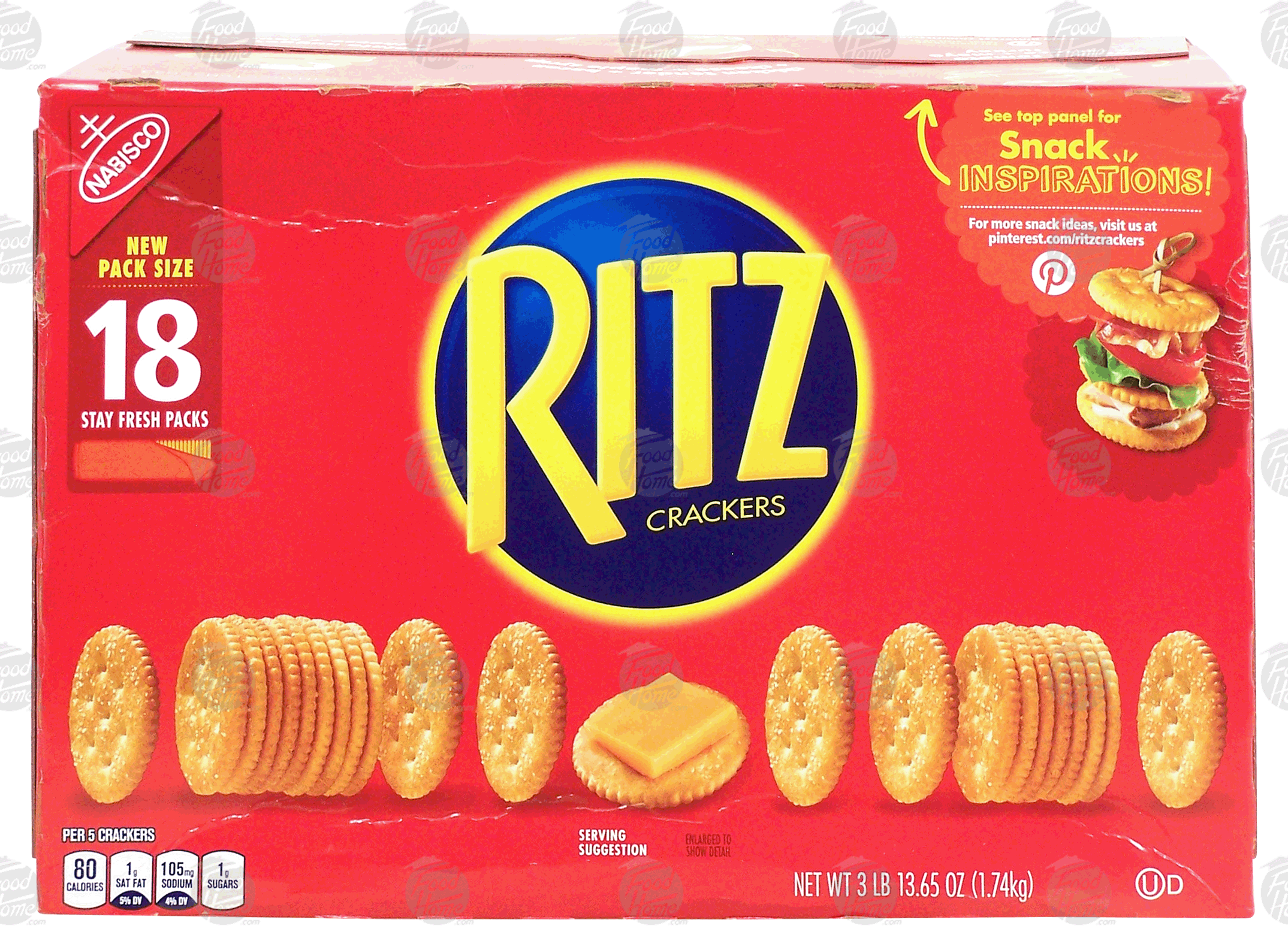 Nabisco Ritz snack crackers, 18-fresh packs Full-Size Picture